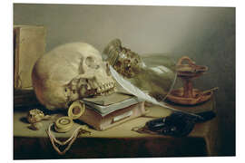 Foam board print A Vanitas Still Life