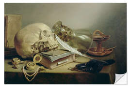 Selvklebende plakat A Vanitas Still Life