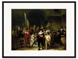 Gerahmter Kunstdruck Die Nachtwache