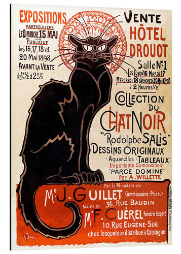 Obraz na aluminium Le Chat Noir, 1896