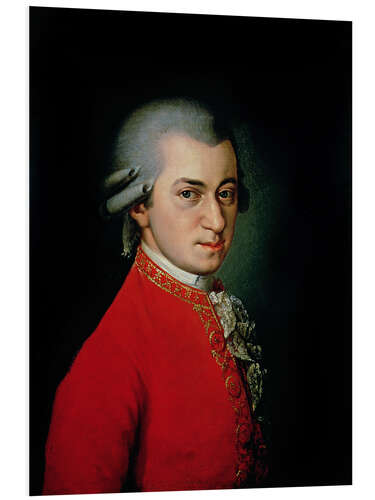 PVC print Wolfgang Amadeus Mozart