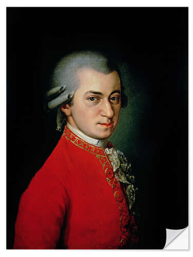 Vinilo para la pared Wolfgang Amadeus Mozart