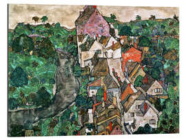 Magnettafel Krumauer Landschaft (Städtchen am Fluß)