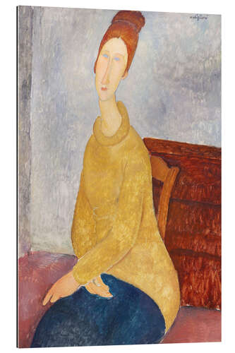 Gallery print Jeanne Hebuterne in a Yellow Jumper