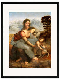 Gerahmter Kunstdruck Anna selbdritt