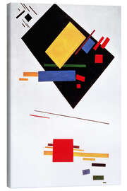 Canvas print Suprematist Painting (Black Trapezium and Red Square)