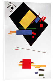 Gallery print Suprematist Painting (Black Trapezium and Red Square)