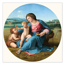 Wandbild Madonna Alba - Raffael