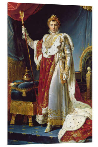 Quadro em plexi-alumínio Napoleon I in his coronation robe