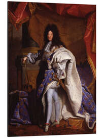 Magnettafel Ludwig XIV in königlichem Gewand