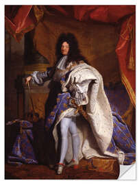 Wall sticker Louis XIV in Royal Costume