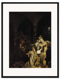 Gerahmter Kunstdruck Der Alchimist