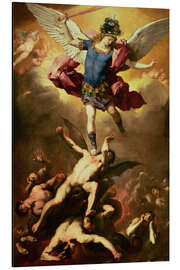 Aluminium print Archangel Michael overthrows the rebel angel