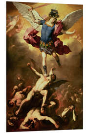 PVC print Archangel Michael overthrows the rebel angel