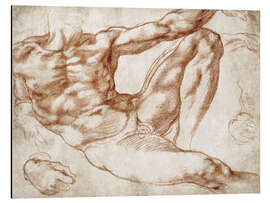 Magnettafel Studie zu Adam aus Die Erschaffung Adams