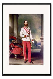 Gerahmter Kunstdruck Franz Joseph I.