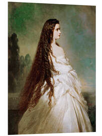 Foam board print Empress Elisabeth of Austria