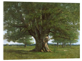 Acrylic print  The Oak of Flagey - Gustave Courbet