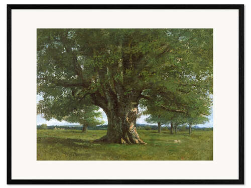 Framed art print The Oak of Flagey