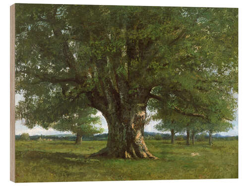 Quadro de madeira The Oak of Flagey