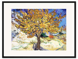 Gerahmter Kunstdruck Maulbeerbaum