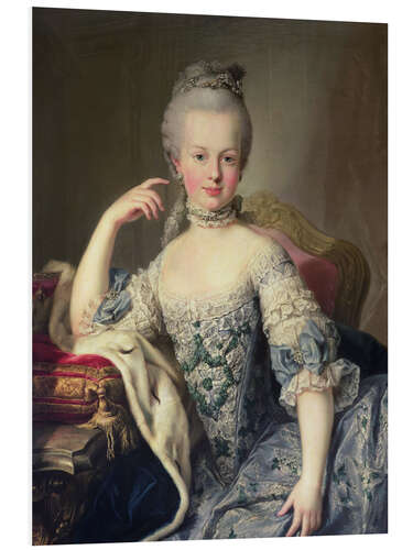 PVC print Archduchess Marie Antoinette Habsburg-Lothringen