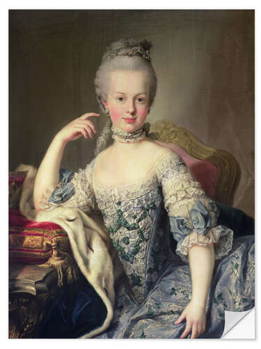 Sticker mural Archiduchesse Marie-Antoinette von Habsburg-Lothringen