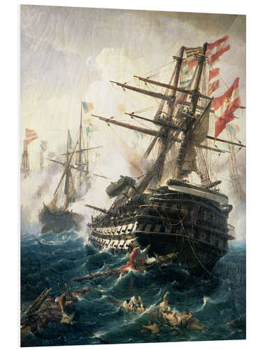 Quadro em PVC The Battle of Lissa