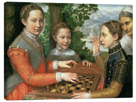 Canvastavla Game of Chess - Sofonisba Anguissola