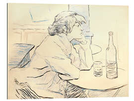 Gallery print Suzanne Valadon sitting at table