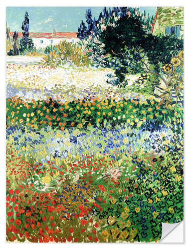 Sticker mural Jardin fleuri à Arles