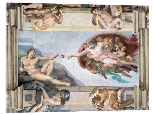 Akryylilasitaulu Sistine Chapel: The Creation of Adam