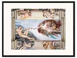 Kehystetty taidepainatus Sistine Chapel: The Creation of Adam