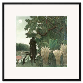 Gerahmter Kunstdruck Die Schlangenbeschwörerin