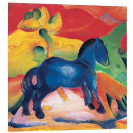 Foam board print Little blue horse