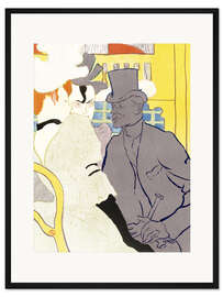 Gerahmter Kunstdruck Der Engländer im Moulin Rouge