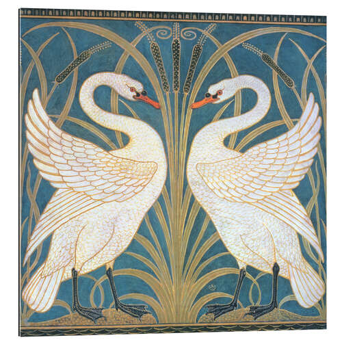 Galleriprint Swan, Rush and Iris