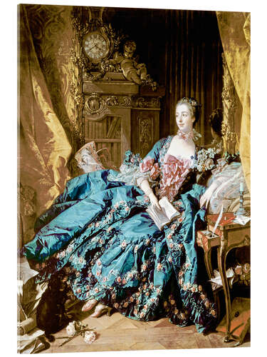 Acrylic print Madame de Pompadour