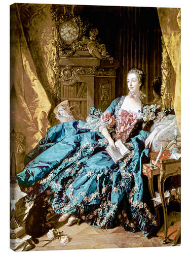 Leinwandbild Madame de Pompadour