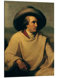 Aluminiumsbilde Goethe in the Campagna (detail)
