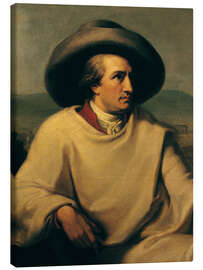Leinwandbild Goethe in der Campagna (Detail)