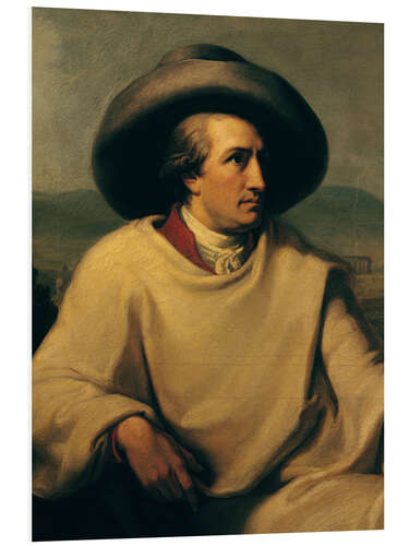 Foam board print Goethe in the Campagna (detail)