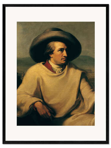 Kehystetty taidepainatus Goethe in the Campagna (detail)