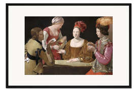 Gerahmter Kunstdruck Der Betrüger mit dem Pik