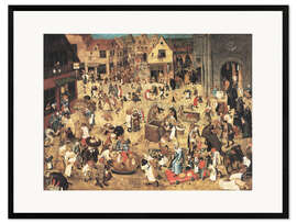 Framed art print The Battle between Carnival and Lent