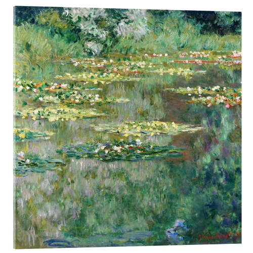 Quadro em acrílico Water-Lily Pond II