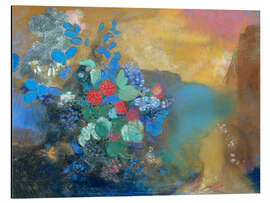 Magnettafel Ophelia unter den Blumen