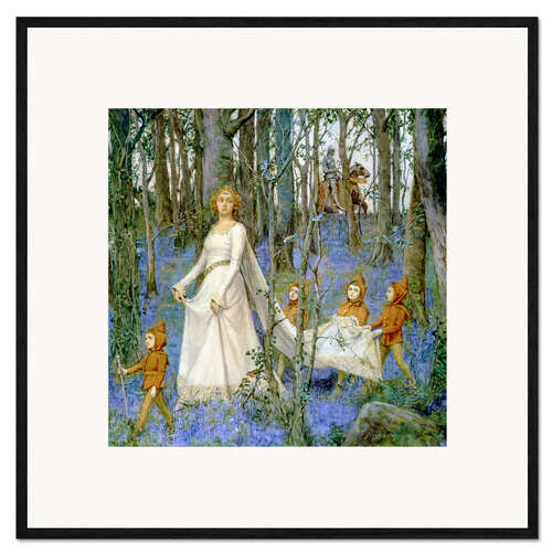 Gerahmter Kunstdruck Der Feenwald