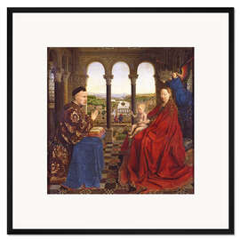 Gerahmter Kunstdruck Rolin-Madonna