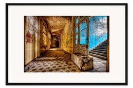 Gerahmter Kunstdruck Beelitz-Heilstätte